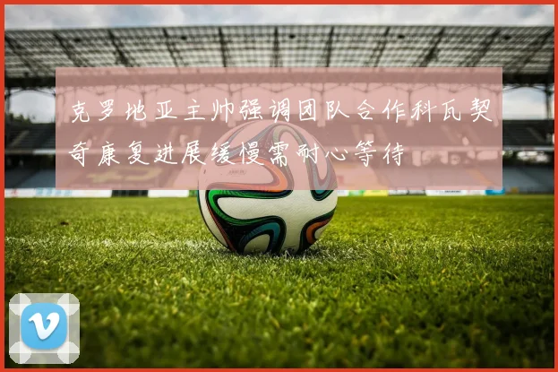 克罗地亚主帅强调团队合作科瓦契奇康复进展缓慢需耐心等待